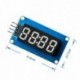 4 bites digitális cső LED kijelző modul órakijelzővel TM1637 Raspberry PI