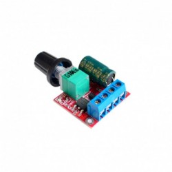 Mini DC 5A 90W motoros PWM sebességszabályozó 3V-35V sebességszabályozó kapcsoló LED-es dimmer