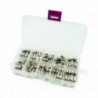 100db / készlet 5x20mm gyorsfúvásos üvegcső biztosíték válogatott készletek, gyorsfújású üvegbiztosítékok 0,2A