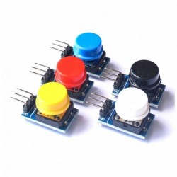 50db 12X12MM nagy kulcs modul nagy gomb modul könnyű érintőkapcsoló modul sapkával Magas szintű kimenet arduino vagy