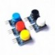 50db 12X12MM nagy kulcs modul nagy gomb modul könnyű érintőkapcsoló modul sapkával Magas szintű kimenet arduino vagy
