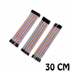 120db 30cm hím-hím   hím-nő és nő-nő női DuPont kábelvezeték jumper csatlakozó kenyérlap