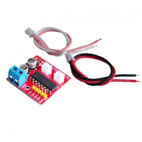 2.5A kétcsatornás DC motorvezérlő mini modul az L298N PWM sebességszabályozáson túl