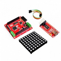 Színes RGB 8 * 8 60m LED pontmátrix képernyő illesztőprogram