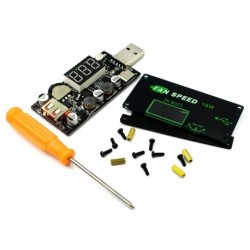 5V 5W USB ventilátor kormányzó időzítő LED tompító modul feszültség állítható sebességszabályzó irodai autó