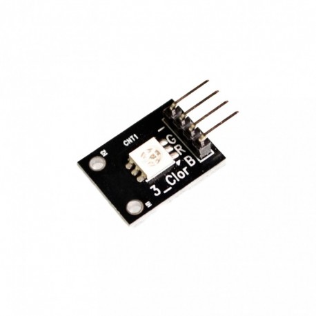 10db / tétel 3 színes RGB SMD LED panel modul 5050 Teljes színes LED 3,3-5V