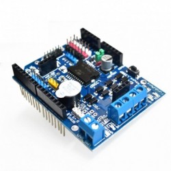 L298P PWM sebességszabályozó kettős nagy teljesítményű H-híd meghajtó, Bluetooth interfész, L298P motorvédő tábla