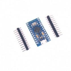 Pro Micro ATmega32U4 5V / 16MHz modul 2 soros pin fejléccel