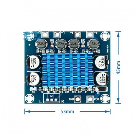 10db TPA3110 XH-A232 30W   30W 2,0 csatornás digitális sztereó audio erősítő kártya DC 8-26V 3A