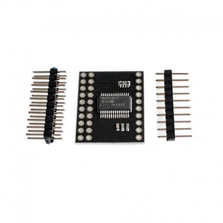 MCP23017 soros interfész modul IIC I2C SPI MCP23S17 kétirányú 16 bites I / O bővítő csapok 10 MHz-es soros interfész