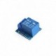 Egycsatornás Wemos D1 mini relés pajzs Wemos D1 mini relé modul az ESP8266 fejlesztőtáblához 1 csatorna