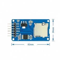 1db Micro SD Storage Board TF kártyaolvasó memória pajzs modul SPI