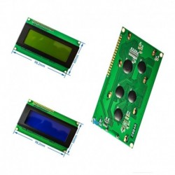 10db 20x4 LCD modulok 2004 LCD modul LED kék háttérvilágítású fehér karakterrel / sárga zöld