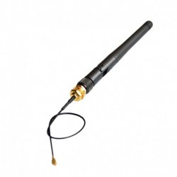 10db 2.4G antenna hajtogatott Bluetooth wifi modul ZigBee antenna SMA - IPEX tápvezeték 2.4GHz antenna
