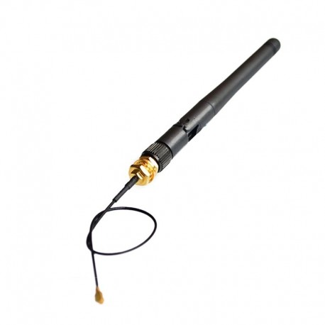 10db 2.4G antenna hajtogatott Bluetooth wifi modul ZigBee antenna SMA - IPEX tápvezeték 2.4GHz antenna