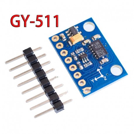 10db GY-511 LSM303DLHC modul e-Compass 3 tengelyes gyorsulásmérő   3 tengelyes magnetométer érzékelő