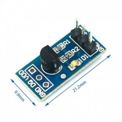 10PCS DS18B20 hőmérsékletmérő érzékelő modul