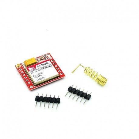10db / tétel A legkisebb SIM800L GPRS GSM modul MicroSIM Card Core BOard négysávos TTL soros port