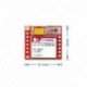 10db / tétel A legkisebb SIM800L GPRS GSM modul MicroSIM Card Core BOard négysávos TTL soros port