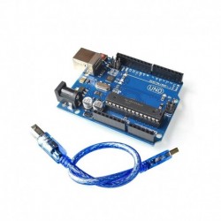 10set UNO R3 Arduino kompatibilis MEGA328P ATMEGA16U2 10PCS UNO R3   10PCS kábelekhez