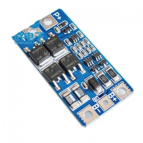 1PCS 2S 10A 7.4V 18650 lítium akkumulátor védőtábla 8.4V kiegyensúlyozott funkció / túltöltött védelem