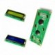 20db LCD1602 LCD monitor 16x2 karakteres LCD kijelző modul HD44780 vezérlő kék / sárga zöld képernyő fekete fény