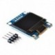 Kék - ÚJ 100db 0,96 hüvelykes IIC soros fehér / kék / sárga OLED kijelzőmodul 128X64 I2C SSD1306 12864 LCD kijelző