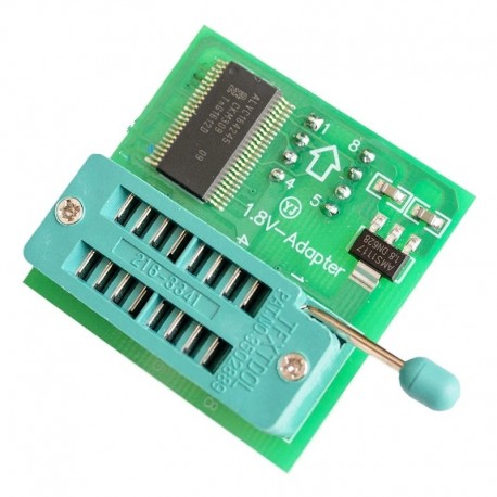 1,8 V-os adapter iPhone vagy alaplaphoz 1,8 V SPI Flash SOP8 DIP8 W25 MX25 programozókhoz való használatra TL866CS TL866A