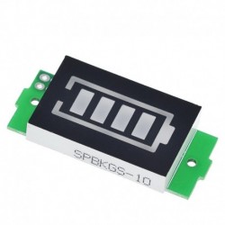 4S16.8V kék - 10db 1S 2S 3S 4S egylítium akkumulátor kapacitásjelző modul kék kijelző elektromos jármű akkumulátor