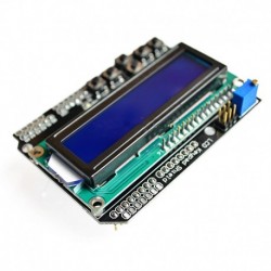 10db LCD kezelőpajzs LCD1602 LCD 1602 modul kijelző Arduino ATMEGA328 ATMEGA2560 málna pi UNO kék képernyőhöz