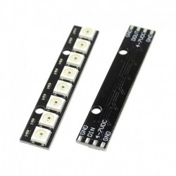 5db 8 csatornás WS2812 5050 RGB LED-es lámpák beépített színes színű fejlesztő kan