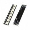 5db 8 csatornás WS2812 5050 RGB LED-es lámpák beépített színes színű fejlesztő kan