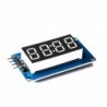 20db 4 bit TM1637 Red Digital Tube LED kijelző modul és óra LED