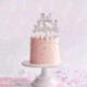 1db torta teteje - Arany ezüst csillogó Eid Mubarak Cupcake Toppers EID Ramadan Fesztivál sármány az iszlám muszlim