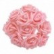 25 fej 8 cm új színes mesterséges PE hab hab rózsavirág menyasszony csokor otthoni