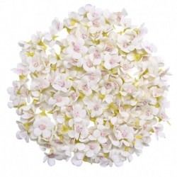 F01 - 50db 2 cm-es többszínű százszorszép virágfejek mini selyem művirágok a koszorúhoz Scrapbooking otthoni esküvői