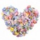 F15 - 50db 2 cm-es többszínű százszorszép virágfejek mini selyem művirágok a koszorúhoz Scrapbooking otthoni esküvői