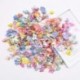 F15 - 50db 2 cm-es többszínű százszorszép virágfejek mini selyem művirágok a koszorúhoz Scrapbooking otthoni esküvői