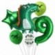 9. szám beállítva - Dinoszaurusz party ballon Dinoszaurusz születésnapi party fólia száma lufi gyerekek vadon élő