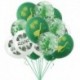 9. szám beállítva - Dinoszaurusz party ballon Dinoszaurusz születésnapi party fólia száma lufi gyerekek vadon élő