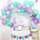 sellő zászló1 - Kis sellő party kellékek sellő ballon szalagcímer dekoráció sellő születésnapi party kedvez a