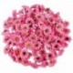 Kék - 100db 4,5 cm-es mini selyem napraforgó művirág fej esküvői party otthoni dekorációhoz DIY koszorú Scrapbooking