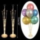állvány és 7db ballon - 1 készlet lufi tartó oszlop állvány tartó matricák esküvői gyerekek születésnapi party baba