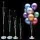 állvány és 7db ballon - 1 készlet lufi tartó oszlop állvány tartó matricák esküvői gyerekek születésnapi party baba