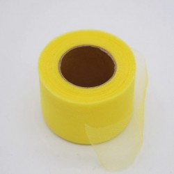 M05 - 22m / tétel 2 &quot 5cm-es fényes tüll tekercses szövet Tutu szoknya szék szárny íj asztali futó esküvői baba