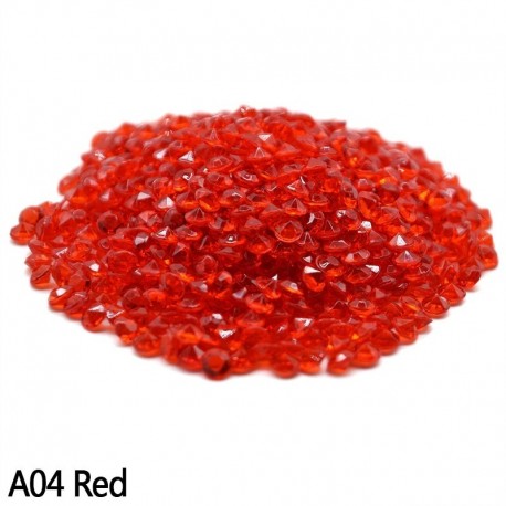 piros - Esküvői dekoráció 1000PCS 4,5 mm-es kézműves kristály konfetti asztal szórja át a kristályokat Középső