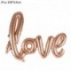 1db rózsaarany szerelem - 1Set Love Balloons Confetti Air Balloons Ball Hélium Balloon for Valentine&*39 s Day Gift Esküvői