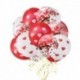 1db rózsaarany szerelem - 1Set Love Balloons Confetti Air Balloons Ball Hélium Balloon for Valentine&*39 s Day Gift Esküvői