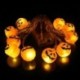 Stílus2 - 10LED Halloween tök pók denevér koponya húrlámpák lámpa DIY függő horror Halloween dekoráció otthoni