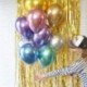 Arany - 10db 12 hüvelykes fém lufi fém latex lufi születésnapi party dekoráció esküvői lufi arany felfújható hélium